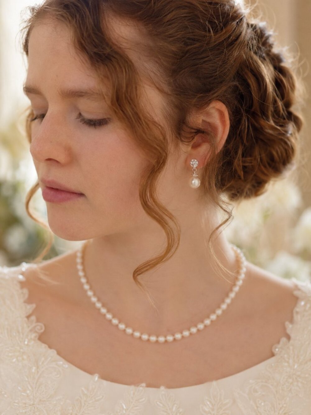Dangle Faux Pearl earrings